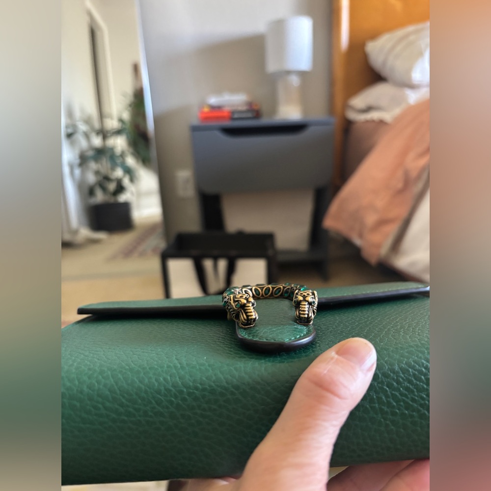 Gucci Dionysus Mini Leather Chain Wallet - Picture 14 of 16